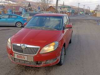 2012 Skoda Fabia II Рестайлинг, пурпурный, 650000 рублей, вид 4