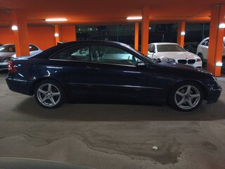 2002 Mercedes-Benz CLK-Класс 240 II (W209), синий, 900000 рублей, вид 4