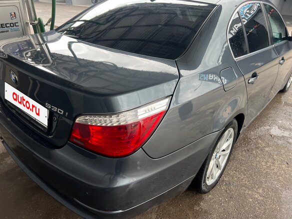 2008 BMW 5 серии 530i V (E60/E61) Рестайлинг, серый, 1090000 рублей - вид 12