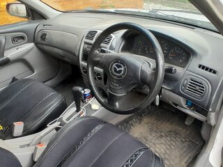 2003 Mazda Familia S-Familia S-Wagon VIII (BJ), белый, 133000 рублей, вид 5
