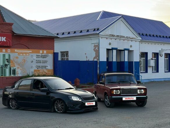 2012 Lada (ВАЗ) Granta I, чёрный, 550000 рублей - вид 3