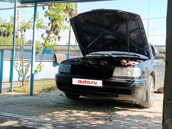 1991 Audi 100 IV (C4), синий, 349500 рублей - вид 4