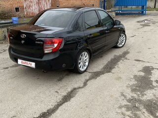 2014 Lada (ВАЗ) Granta I, чёрный, 630000 рублей, вид 3