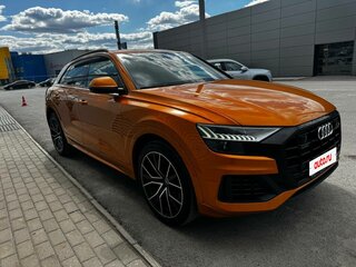 2019 Audi Q8 55 TFSI I (4M), оранжевый, 6500000 рублей, вид 1
