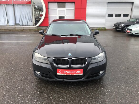 2011 BMW 3 серии 318i V (E90/E91/E92/E93) Рестайлинг, чёрный - вид 1