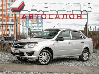 2015 Lada (ВАЗ) Granta I, серебристый, 409000 рублей, вид 1