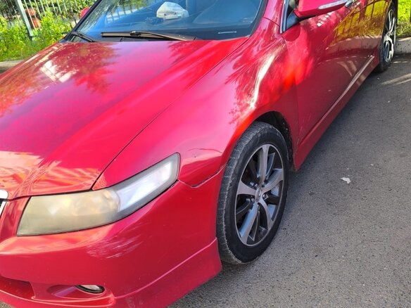 2007 Honda Accord VII Рестайлинг, красный, 700000 рублей - вид 1