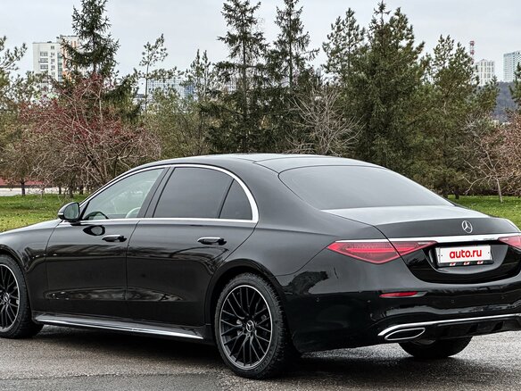2021 Mercedes-Benz S-Класс 350 d Long 4MATIC VII (W223), чёрный - вид 7