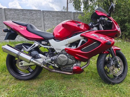 2006 Honda VTR 1000, красный, 390563 рублей, вид 3