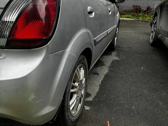 2010 Kia Rio II Рестайлинг, серый - вид 4