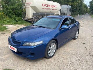 2007 Honda Accord VII Рестайлинг, синий, 750000 рублей, вид 1