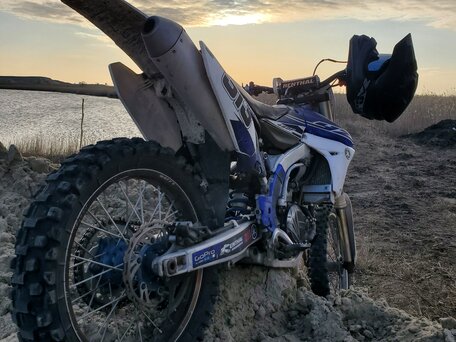 2013 Yamaha YZ450F, синий, 400000 рублей, вид 3