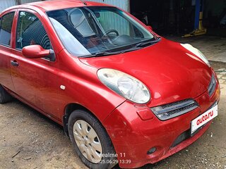 2006 Nissan Micra III (K12), красный, 300000 рублей, вид 1