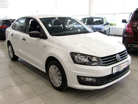 2018 Volkswagen Polo V Рестайлинг, белый