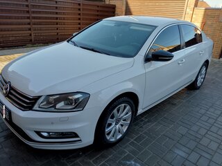 2014 Volkswagen Passat B7, белый, 1450000 рублей, вид 2