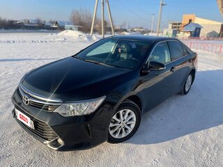 2015 Toyota Camry VII (XV50) Рестайлинг, чёрный, 2250000 рублей, вид 1