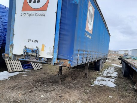1995 Narko Полуприцеп бортовой, синий, 300000 рублей, вид 3