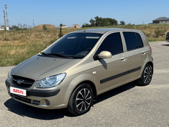 2008 Hyundai Getz I Рестайлинг, бежевый, 600000 рублей