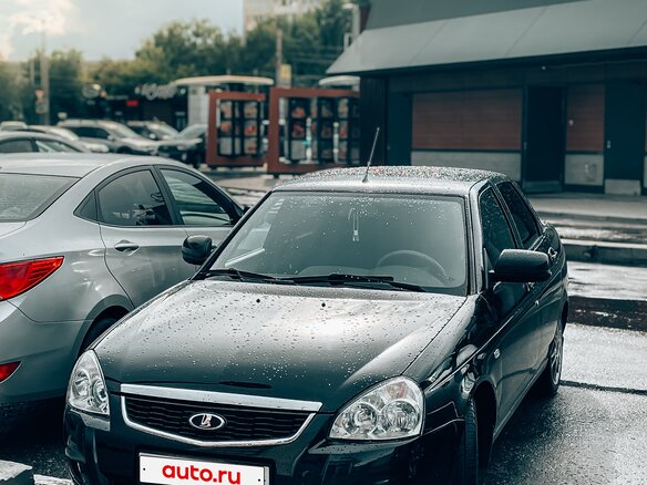 2015 Lada (ВАЗ) Priora I Рестайлинг, чёрный, 670000 рублей