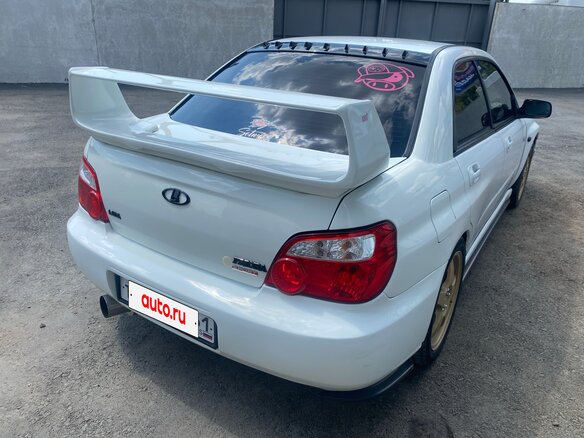 2004 Subaru Impreza II Рестайлинг 1, белый, 1100000 рублей - вид 6