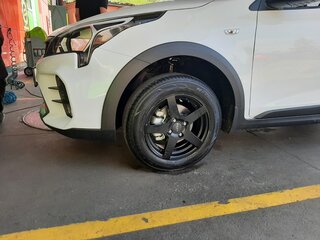 2022 Kia Rio X IV Рестайлинг, белый, 2100000 рублей, вид 4