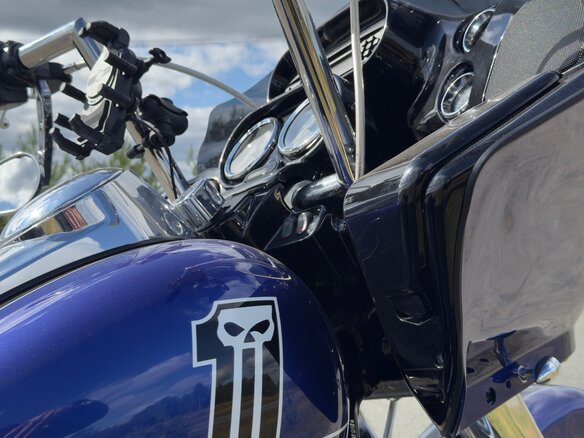 2011 Harley-Davidson Road Glide Limited, синий, 1000000 рублей - вид 10