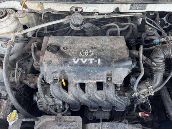 2002 Toyota Corolla IX (E120, E130), белый, 390000 рублей - вид 5