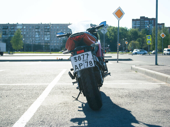2014 Kawasaki ER-6F (Ninja 650R), пурпурный - вид 5