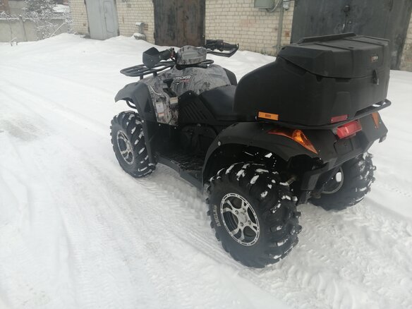 2012 CFMoto CF600-X6, серый - вид 4