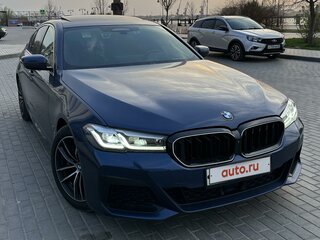 2021 BMW 5 серии 523d VII (G30/G31/G38) Рестайлинг, синий, 6350000 рублей, вид 2