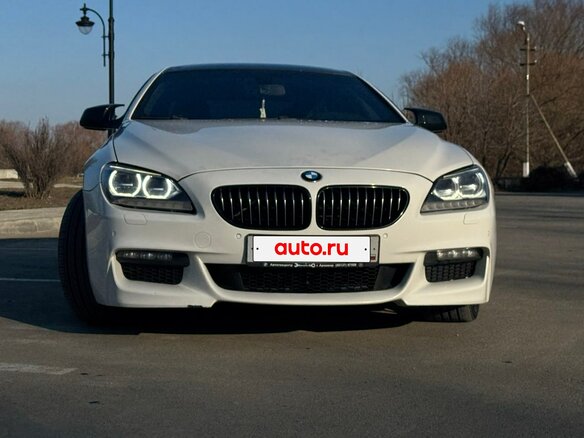 2014 BMW 6 серии Gran Coupe 640d xDrive III (F06/F13/F12), белый, 2500000 рублей - вид 4