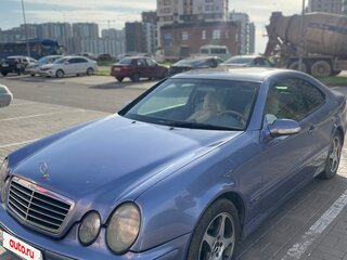 1998 Mercedes-Benz CLK-Класс 320 I (W208), синий, 450000 рублей, вид 2