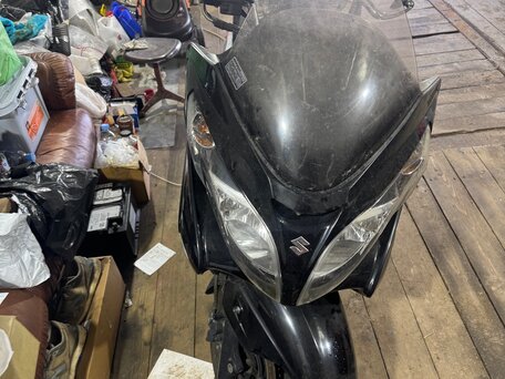 2007 Suzuki Burgman (SkyWave) 250, чёрный, 230000 рублей, вид 1