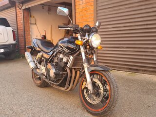 2001 Honda CB 400 Super Four, чёрный, 325000 рублей, вид 2
