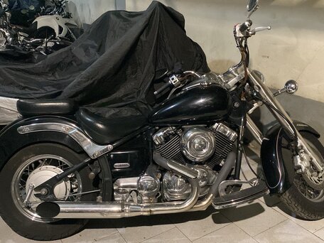 2002 Yamaha XVS400 Drag Star, чёрный, 350000 рублей, вид 4