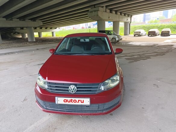 2019 Volkswagen Polo V Рестайлинг, пурпурный, 1365000 рублей - вид 8