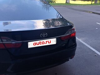 2018 Toyota Camry VII (XV50) Рестайлинг 2, чёрный, 2700000 рублей, вид 3