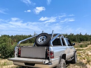 2000 Dodge RAM II (BR/BE), серебристый, 2500000 рублей, вид 3
