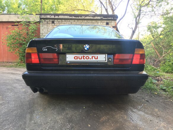 1989 BMW 5 серии 535i III (E34), чёрный - вид 5