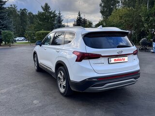 2021 Hyundai Santa Fe IV Рестайлинг, белый, 3350000 рублей, вид 4