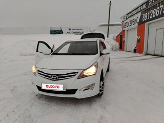 2016 Hyundai Solaris I Рестайлинг, белый, 1195000 рублей, вид 1