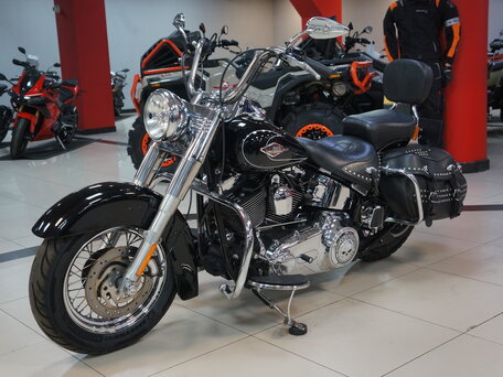 2010 Harley-Davidson Heritage, чёрный, 855000 рублей, вид 3