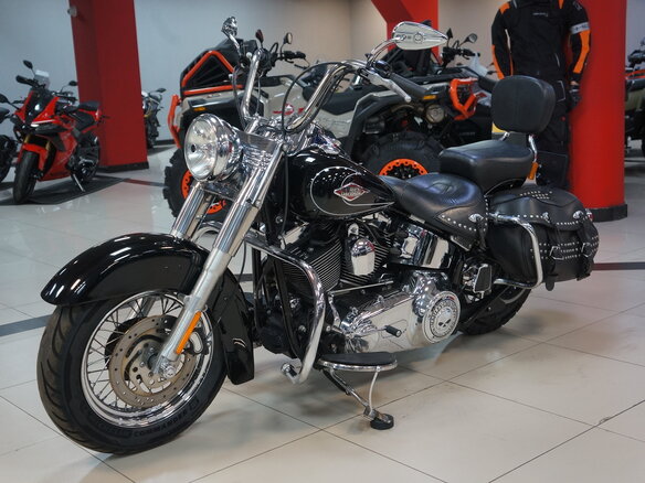 2010 Harley-Davidson Heritage, чёрный, 855000 рублей - вид 2