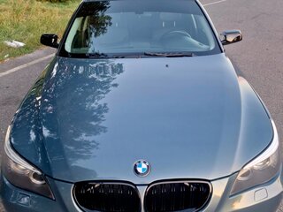 2008 BMW 5 серии 520i V (E60/E61) Рестайлинг, синий, 930000 рублей, вид 3
