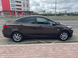 2014 Hyundai Solaris I Рестайлинг, коричневый, 1150000 рублей, вид 2