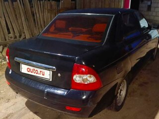 2008 Lada (ВАЗ) Priora I, чёрный, 260000 рублей, вид 4