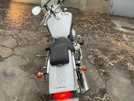 1999 Yamaha XVS400 Drag Star, белый, 399000 рублей, вид 3