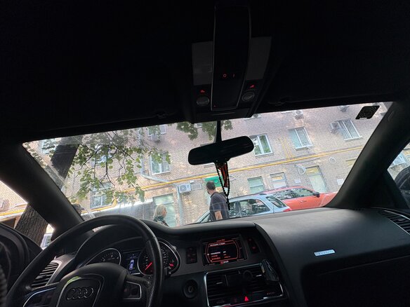 2008 Audi Q7 I (4L), синий, 1450000 рублей - вид 11