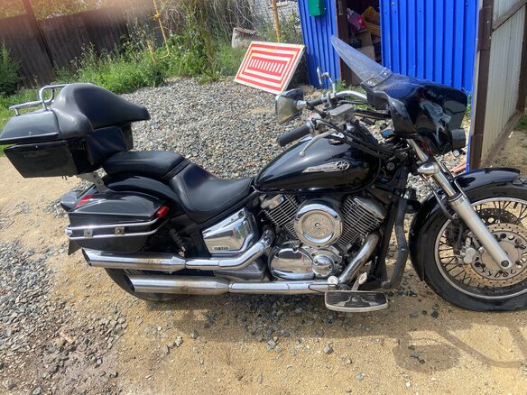 1999 Yamaha XVS1100, чёрный, 530000 рублей - вид 1