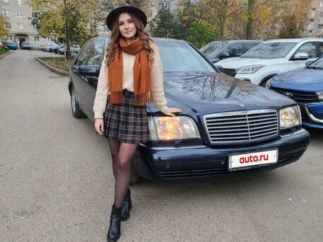 1996 Mercedes-Benz S-Класс 320 III (W140) Рестайлинг, синий, 1100000 рублей, вид 1